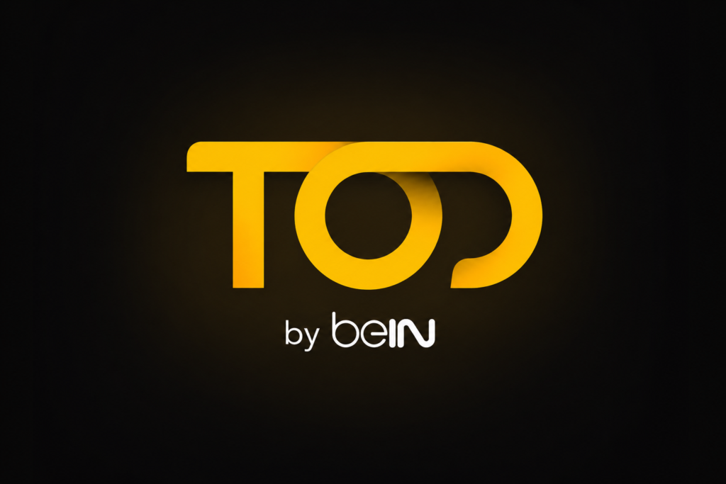 TOD by beIN logo — the official World Cup 2026 streaming platform for the Middle East and North Africa.